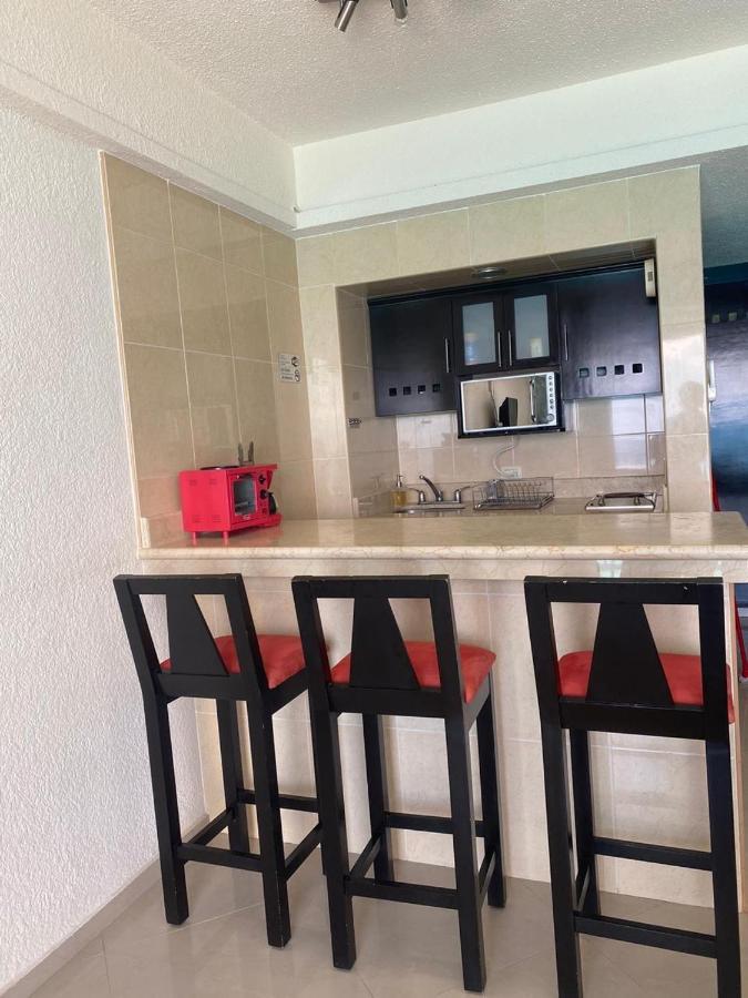 Studio oceanfront prime location Cancún Esterno foto