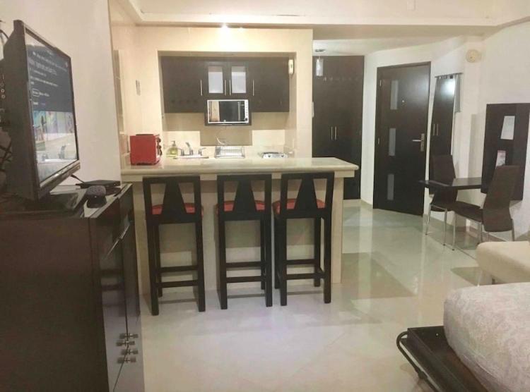 Studio oceanfront prime location Cancún Esterno foto