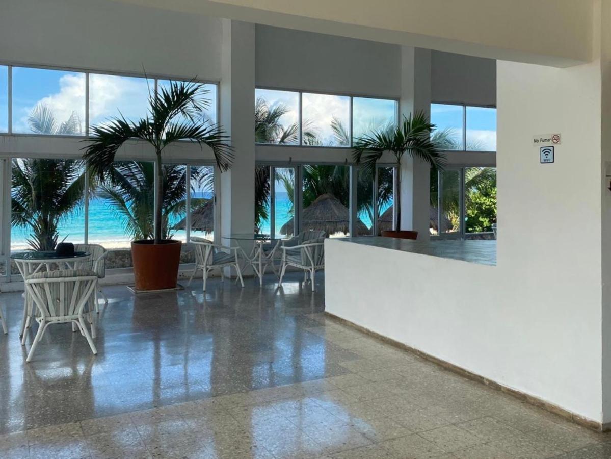 Studio oceanfront prime location Cancún Esterno foto
