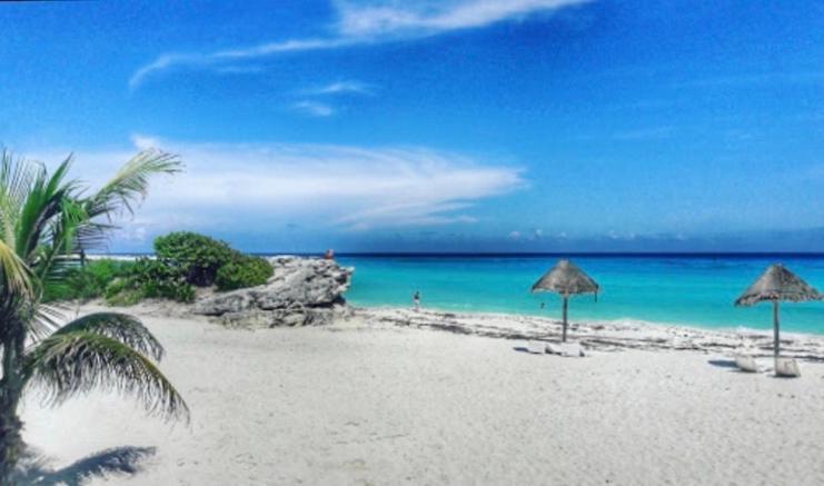 Studio oceanfront prime location Cancún Esterno foto